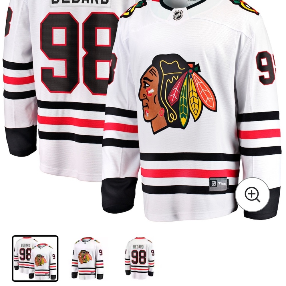 Connor. Bedard Chicago Blackhawks Jersey New